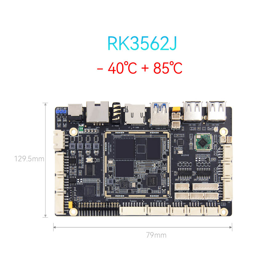 ROCKCHIP RK3562 Digitális jelzés SBC ipari vezérlő